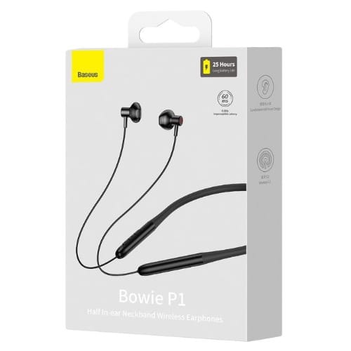 Bowie P1 In-ear Neckband Wireless Earphones - Black