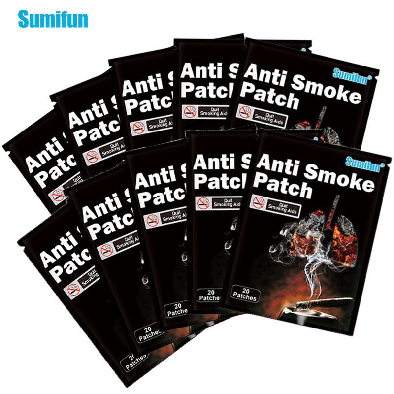 Quit Stop Smoke Ingredient Chinese 100% 20/40/80/100pcs Cessation Herbal Natural Anti Smoking Smoke Patch Medical Plaster