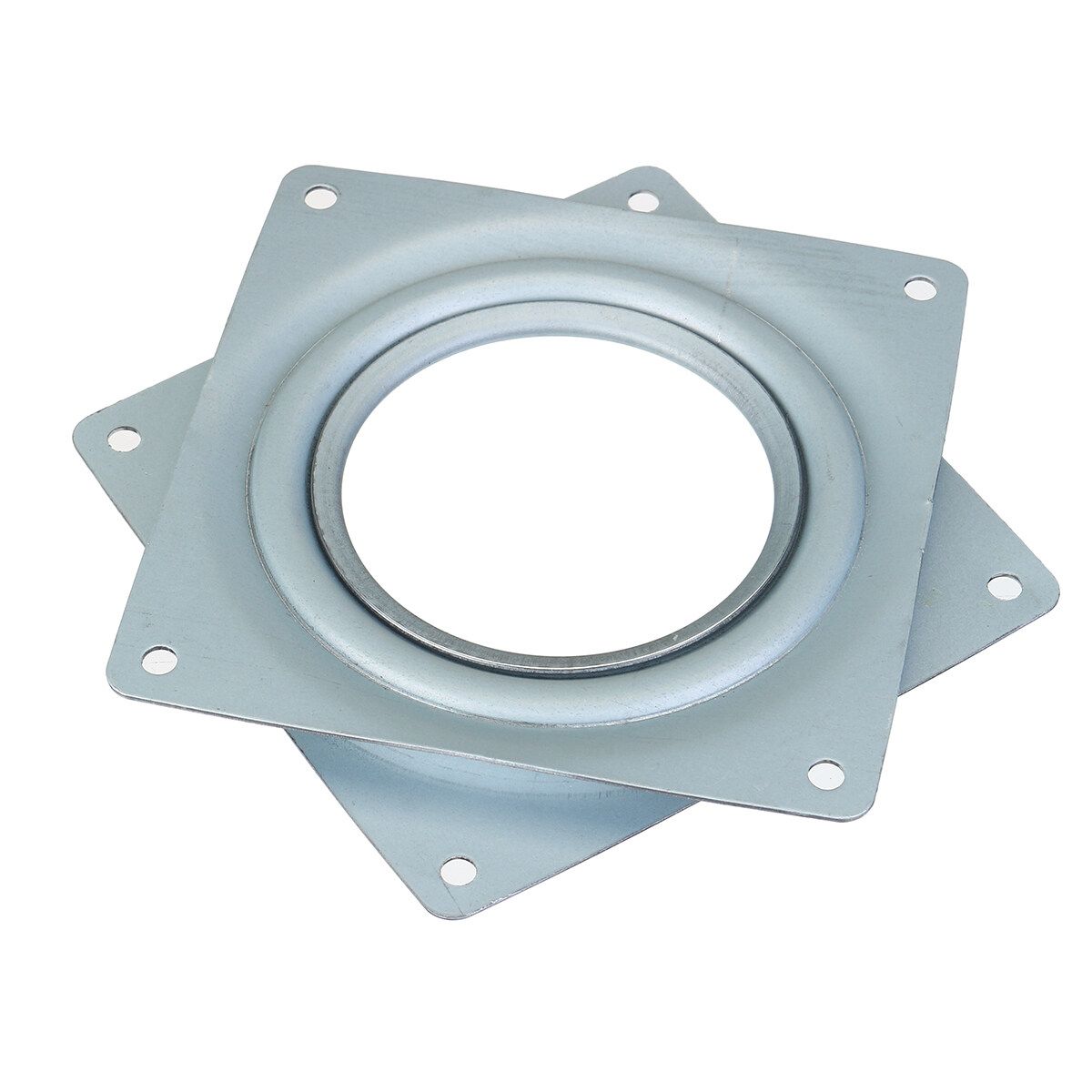 4'' Square Steel Plate Turntable Bearing For Kitchen Cabinets Planters Tables