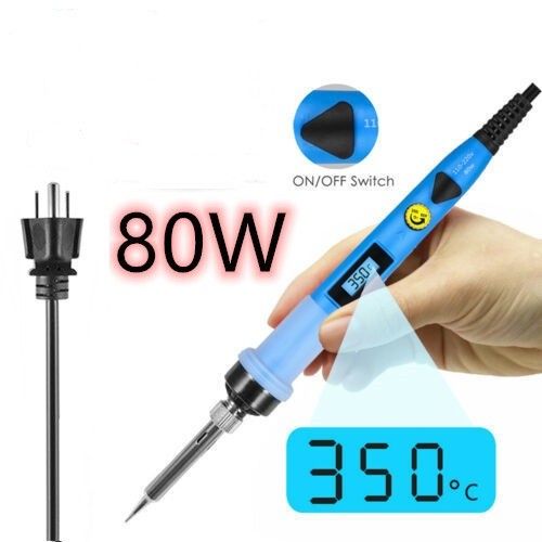 Newest 80W Soldering Iron Set LCD Screen Soldering Iron
