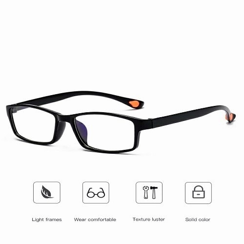 Unisex Rimless Clear Bifocal Reading Glasses +2.0