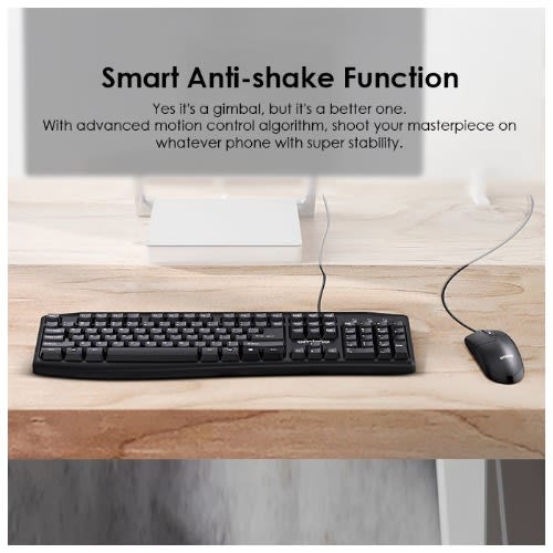 Smart Office Easy Wired Keyboard With Free Mouse