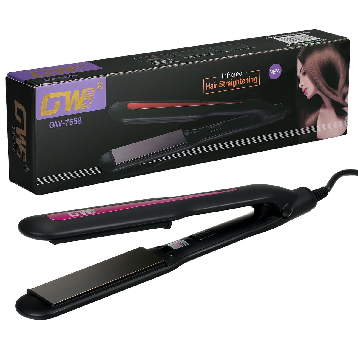 GW-7658 Portable Electric Splint Ceramic Glaze Panel Anion