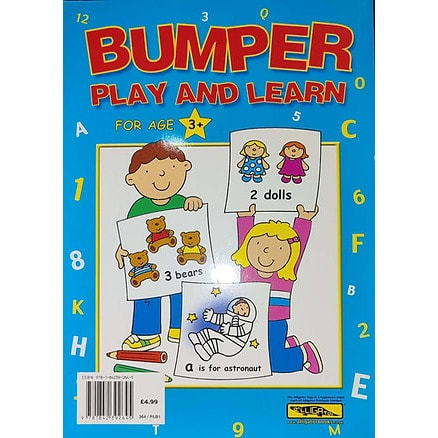 Bumper Play And Learn Colouring Book