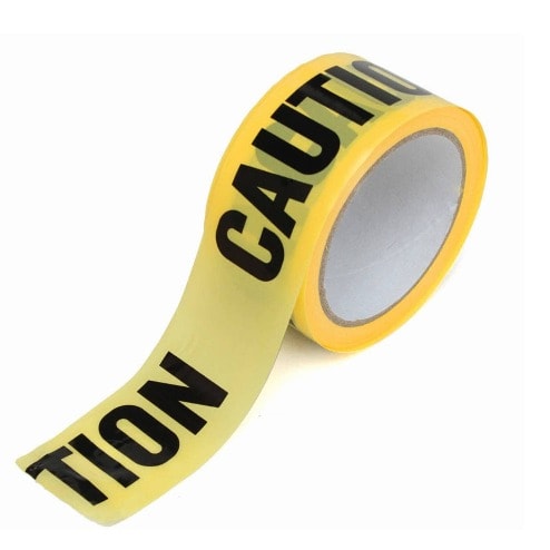 Caution Tape - 100 Meters - Yellow