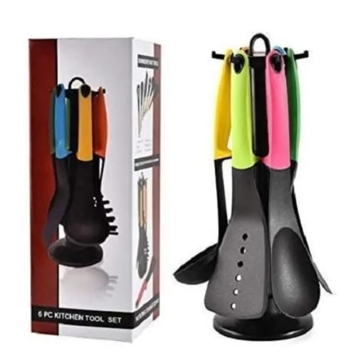 Set Of Non Stick Spoons - 6 Pieces