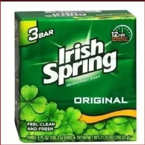 Irish Spring Bar Soap -160.3g X 3 Packs