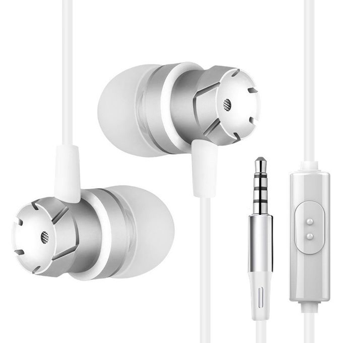 Metal In-ear Turbo Bass Line Control Universal Earphone