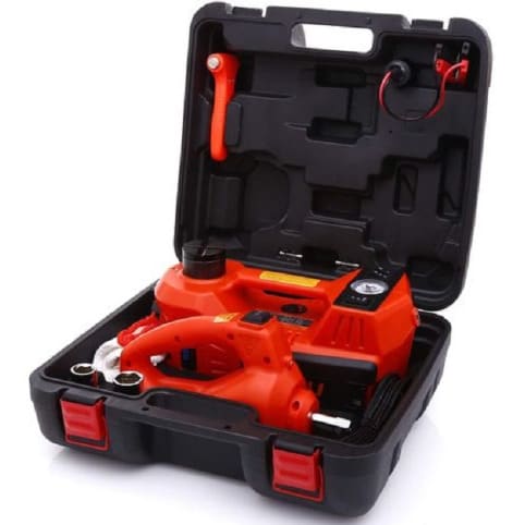 5ton Car Electric Jack, With Tire Pump And Impact Wrench