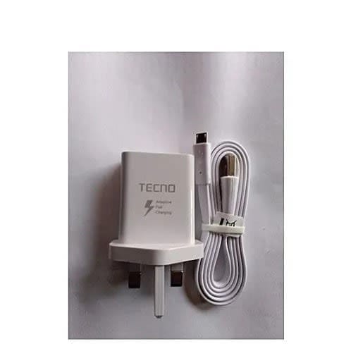 Fast Charger & Usb Cable - White
