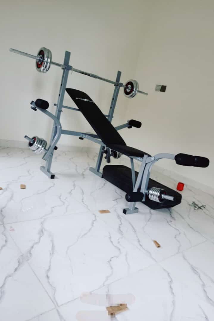 Weight Lifting Bench With 50kg Dumbbell (Nation Wide Delivery)