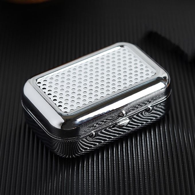 Outdoor  Ashtray With Lid  Odorless White Sticker Top