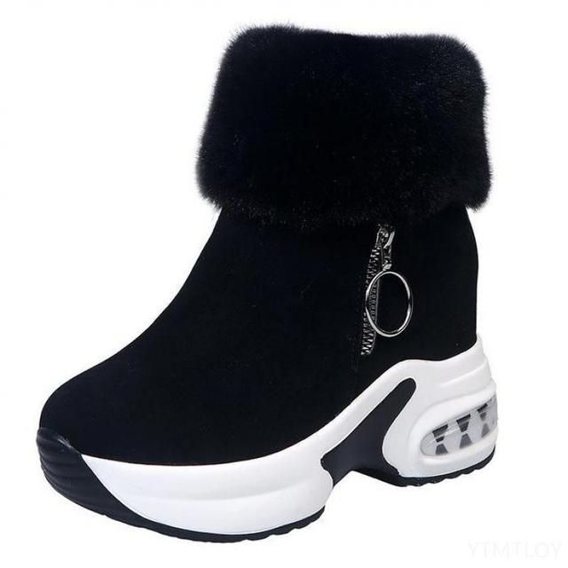 Women's Snow Boots Plush Warm Ankle Boots