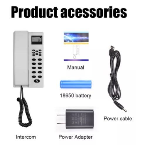 Sky Vision - Digital Lcd Wireless Intercom - 15 SET