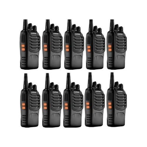 Bf-888s Walkie-talkie 5km Long Distance Communication High-power Device - 10 Pieces