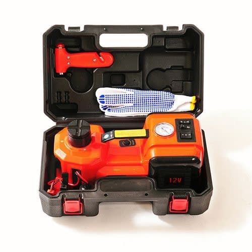 Effective 3 In1 Auto Electric Hydraulic Floor Jack - Tire Inflator Pump