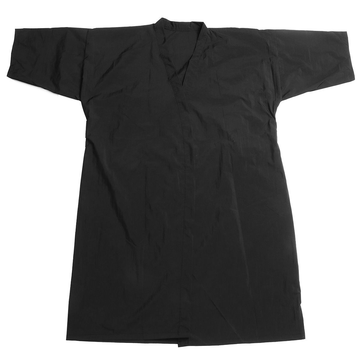 Hair Salon Uniform Guest Robe Bathrobe Mens Black Overalls Beauty Center