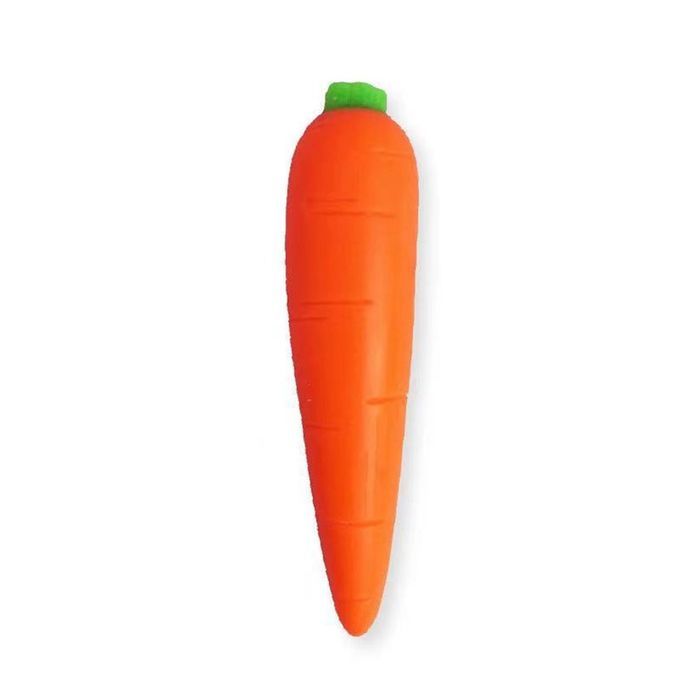 Arrot Squishy Toys Stress-Relief Toys Stret Hy  -Sand Fil  Rubber Toys-carrot-15*4cm