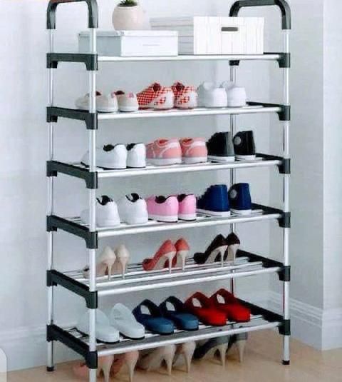 Stainless Shoe Rack And Still Pipes 6 Layer