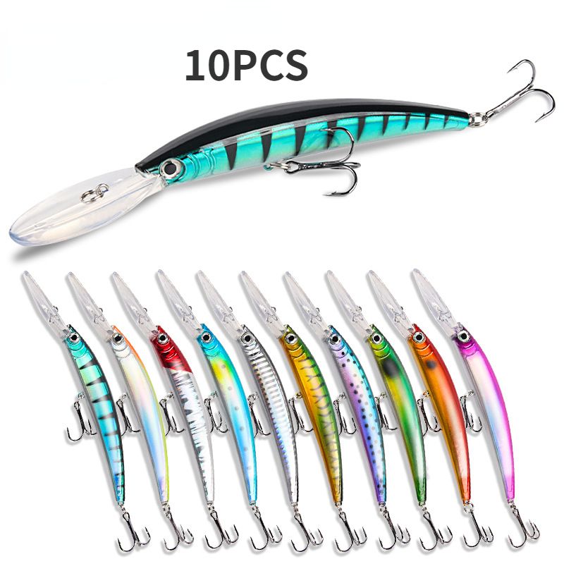 10PCS Sound Bead Fake Bait Sequin Bait 17.5cm16g