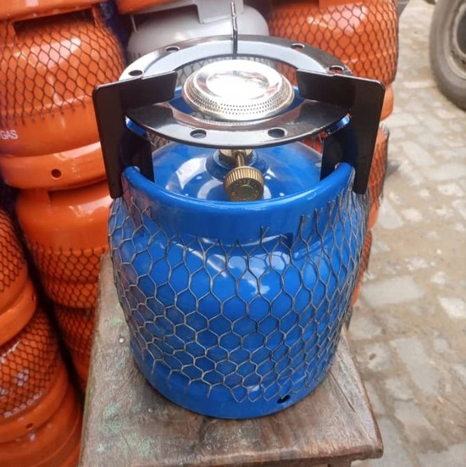 3kg Gas Cylinder With Burner And Iron Pot Seater