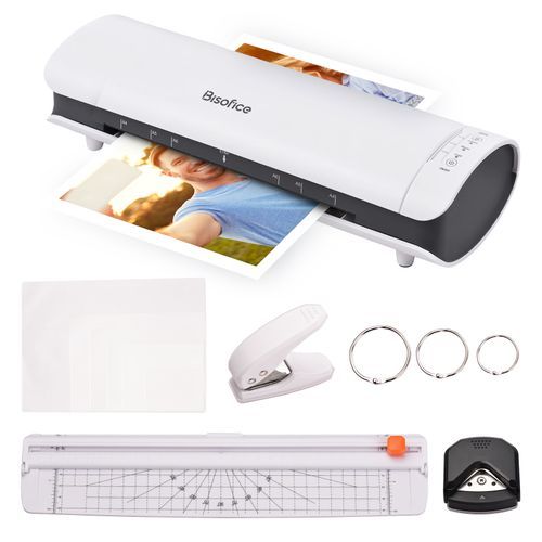 Bisofice SL988 Desktop Laminator Machine Set A4 Size 6IN1
