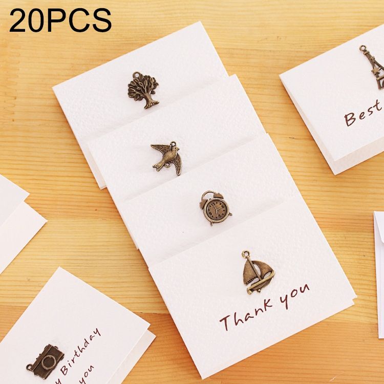 20 PCS DIY Folding Blessing Card