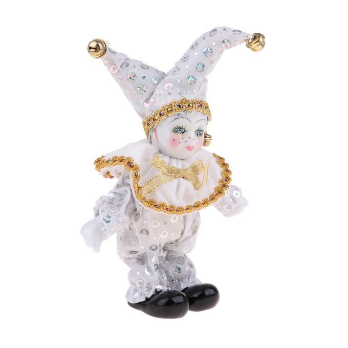 White   Porcelain Dolls Baby Angel Model Triangel Clown Doll Toys