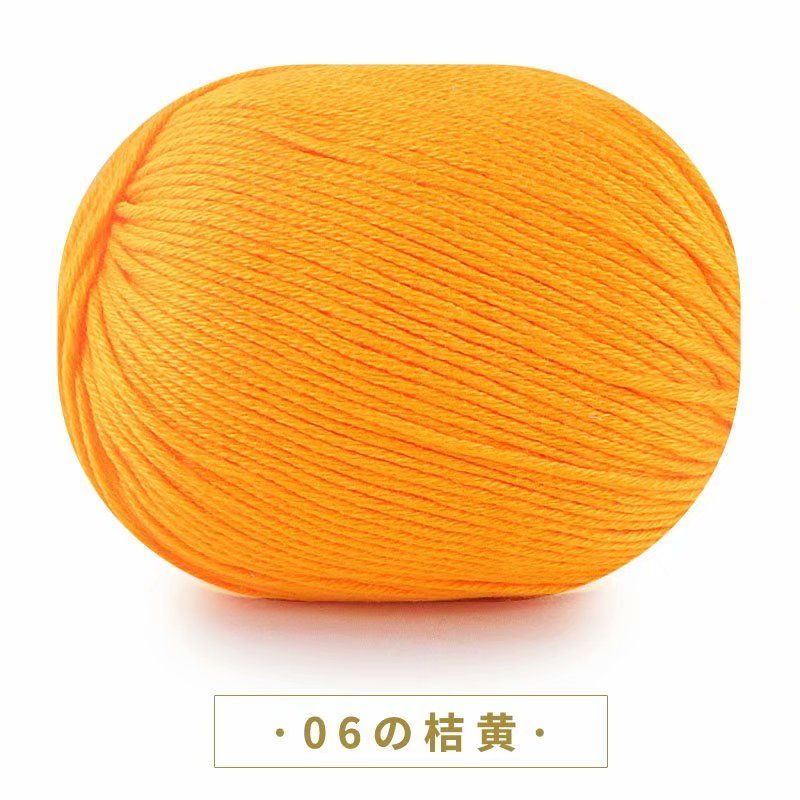 1PC 132 Meters Baby Silk Cashmere Yarn For Hand Knitting Crochet Milk Yarn Threads Lanas Para Tejer Laine A Tricote