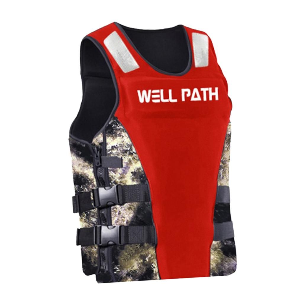 Kayak Canoe Boat Swimming Fishing Vest Buoyancy Red  S