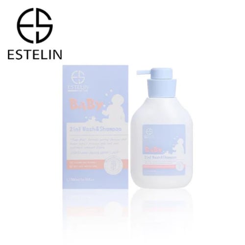 Estelin Baby 2 In 1 Wash And Shampoo For Soft And Smooth Skin - 500ml