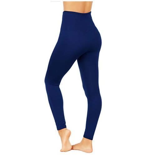 High Waist Leggings - Blue