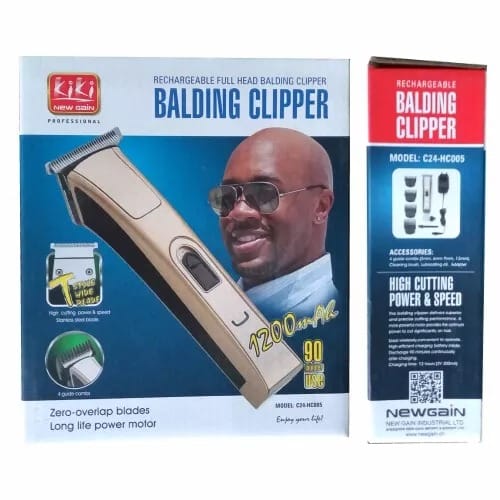 Kiki New Gain Rechargeable Clipper - 2000mAh