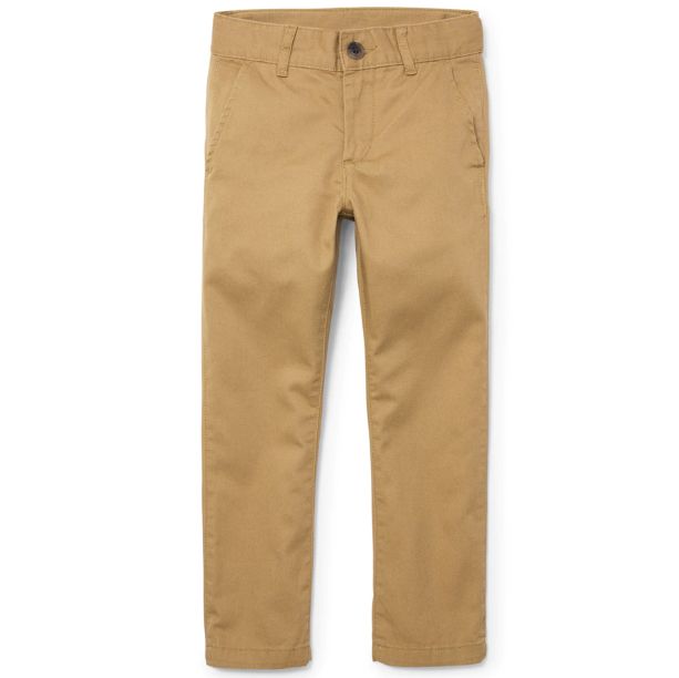 Boys Skinny Chinos Trouser - Carton Brown