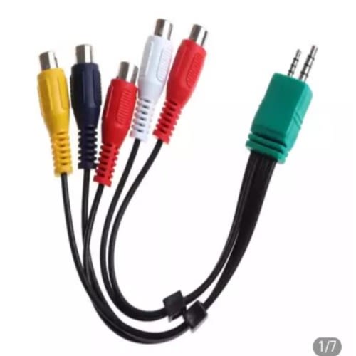 Video AV Component Audio Cable Adapter For Samsung LED - 24cm