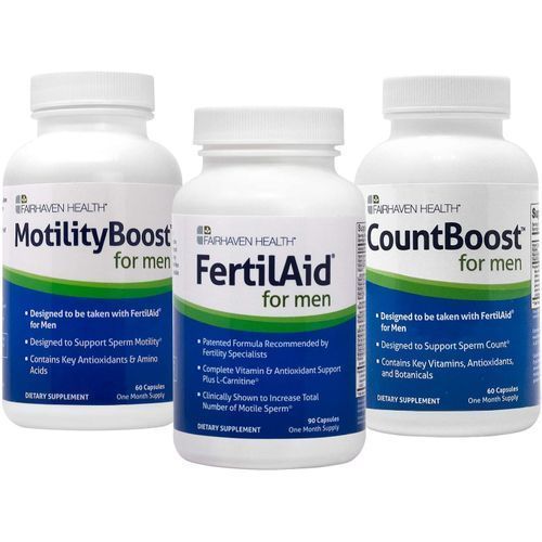 FertilAid For Men, Motility Boost & Count Boost Combo