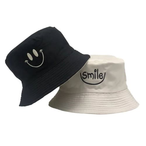 Unisex Reversible Bucket Hat - Black And White