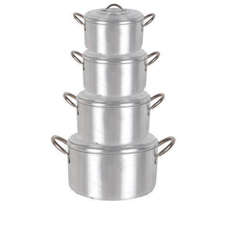 Set Of 4 Aluminum Pot