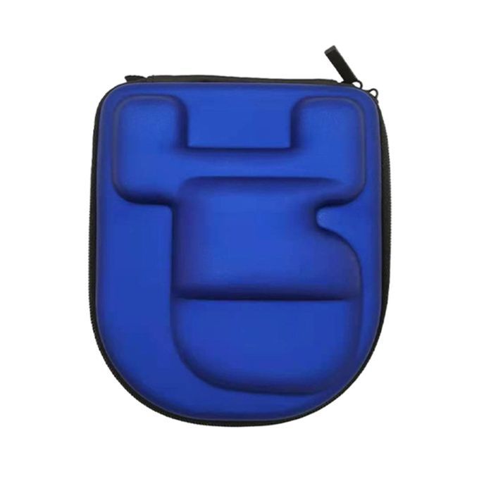 Reel Bag Pouch Waterproof Shockproof EVA Cover Blue Left