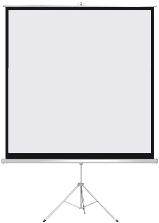 72" X 72" Portable Tripod Projection Screen