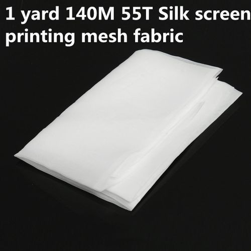 1 Yard 140M 55T Silk Screen Printing Mesh Fabric White 50"
