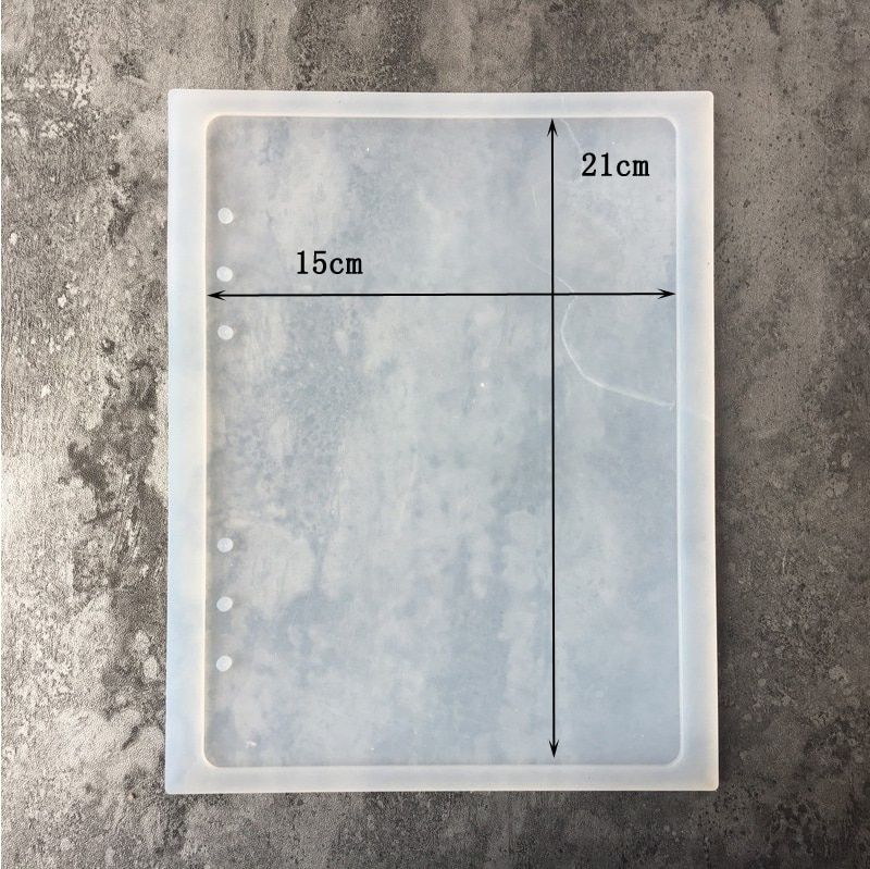 1PC A7 A6 A5 Notebook Shape Silicone Mold DIY Resin Book