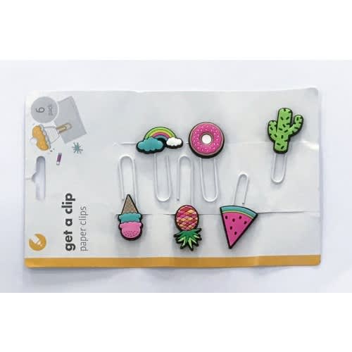 Willenhall 6 Pack Paper Clips - Multicolour