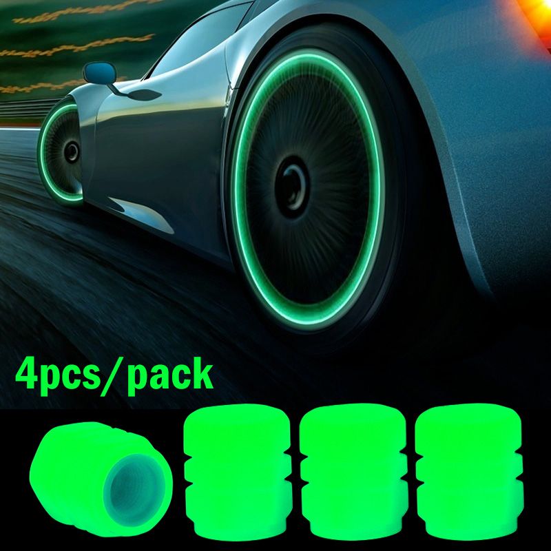 Luminous Valve Caps Car Motorcycle Wheel Tyre Luminous Cap