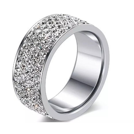 Stone Laced Men Wedding Ring