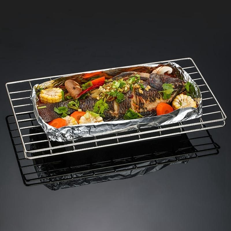 Stainless Steel Cake Mesh Grid Cooling Baking Rack Biscuit