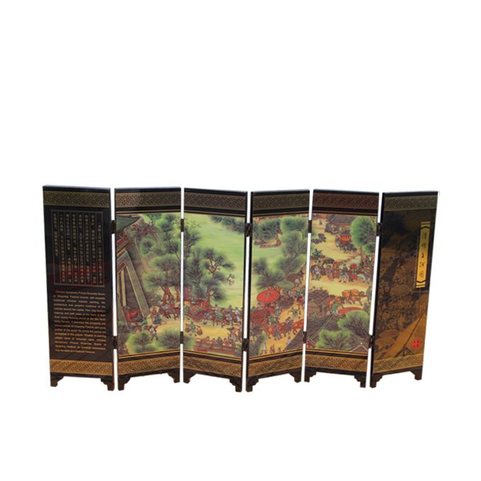 Chinese Classical Screen Decoration, River On The Qingming Festival, Chinese Folk Crafts, One Of China's Intangible Cultural Heritage, Suitable For Office Or Home Decoration, Gift Giving