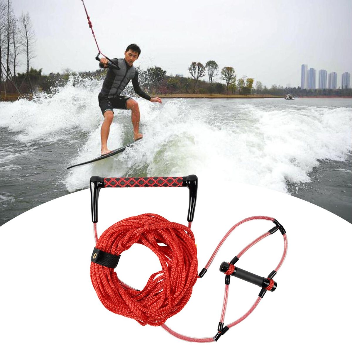 Water Ski Rope Floating Surf Rope Tow Ropes Line