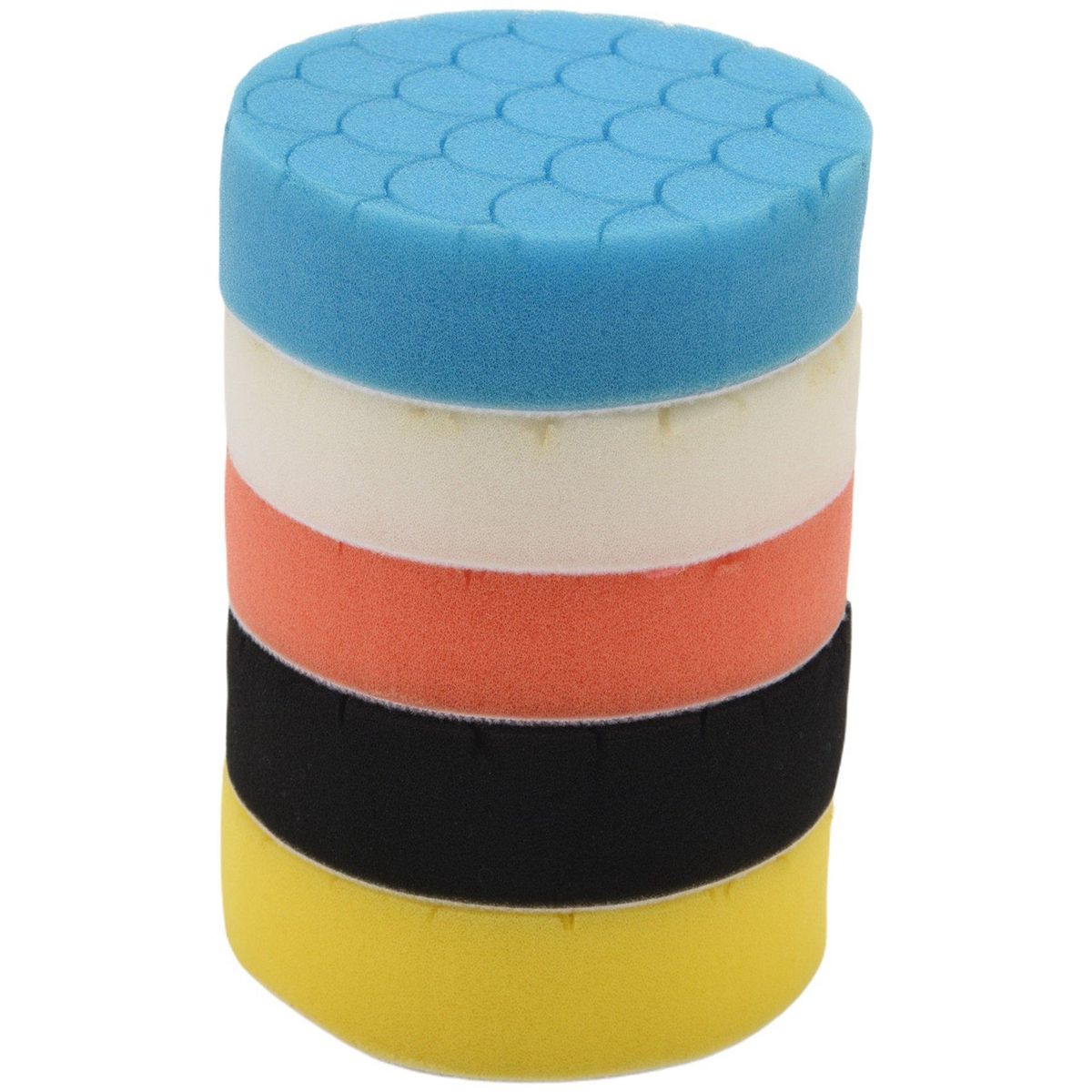 5Pcs 4 Inch Polishing Pads Buffing Sponge Pads Kit for Car