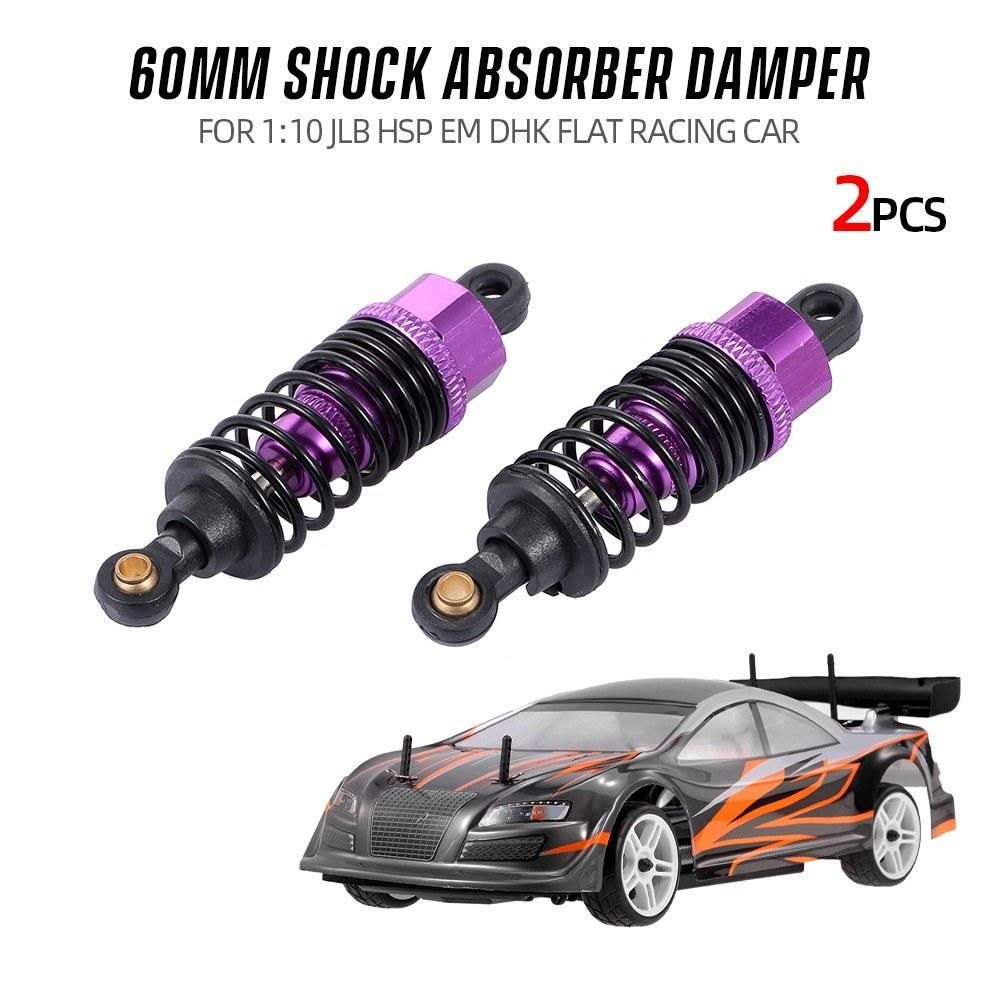 2pcs Shock Absorber Damper 60mm RC Car Parts for 1:10 JLB HSP EM DHK HPI Flat Car RC Racing Car